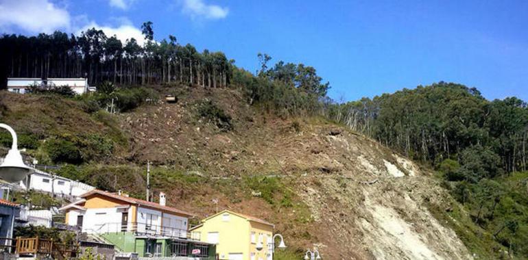 FORO urge el arreglo del argayu de la carretera de la Concha de Artedo