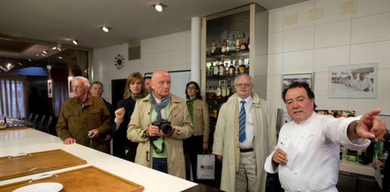 Cocineros alemanes conocen la otra cocina española en Asturias