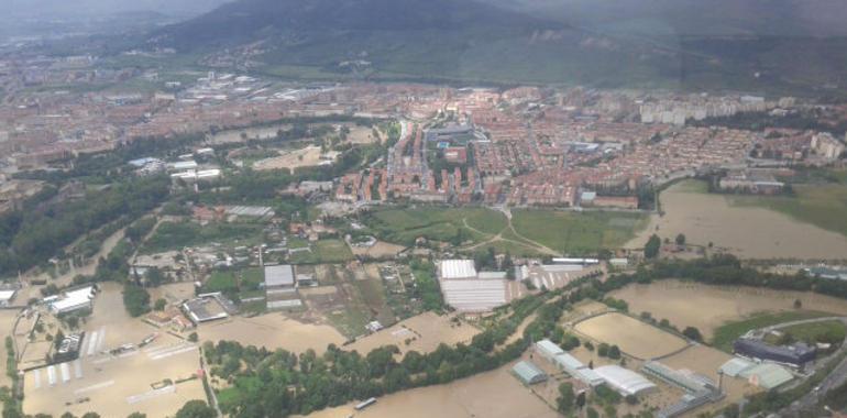 Navarra en alerta ante la avenida del río Arga 