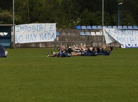 La afición \levanta\ a la plantilla azul 