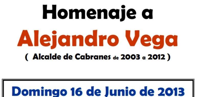 Homenaje en Cabranes a Alejandro Vega Riego