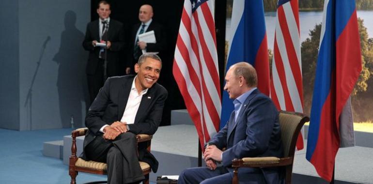 Putin y Obama pasan revista a los conflictos internacionales