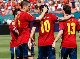 España golea a Tahití en Maracaná