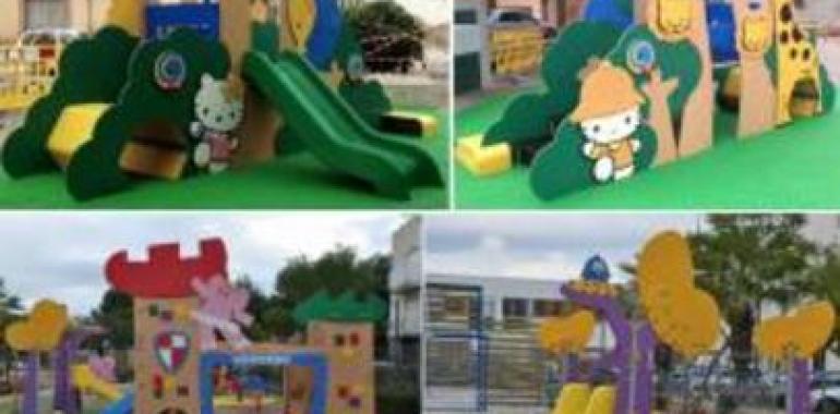 Pocoyó y Hello Kitty llegan a los parques infantiles urbanos