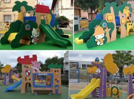 Pocoyó y Hello Kitty llegan a los parques infantiles urbanos