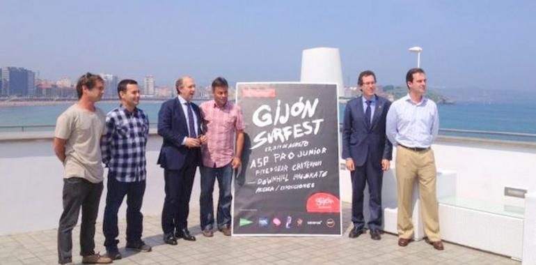 Las 120 mejores promesas del surf mundial esperarán la ola en Gijón durante el ASP Pro Junior