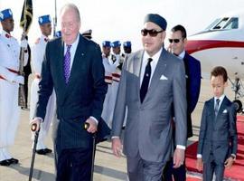 Don Juan Carlos inicia su estancia oficial en Marruecos