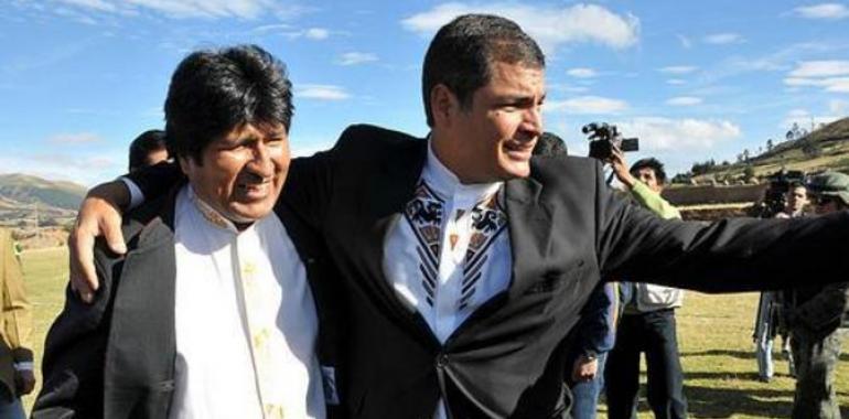 Morales en Ecuador para cumbre bilateral