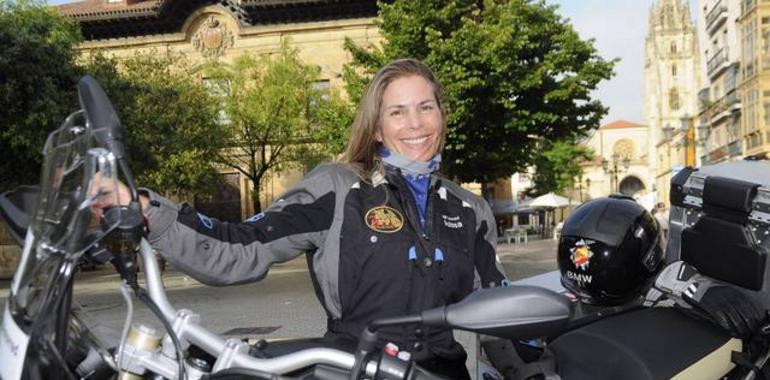 La policía local de Oviedo Judith Obaya, a la conquista de los 20 mares de Europa