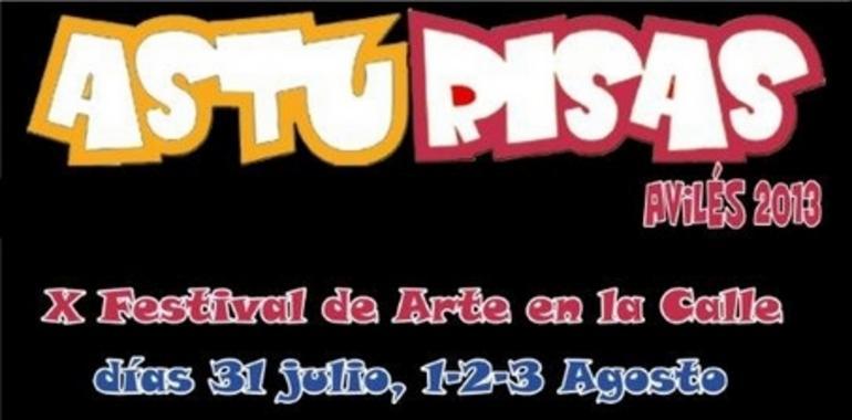 Humor, magia,  danza, espectáculo... en el X Festival de Arte en la Calle “AstuRisas”