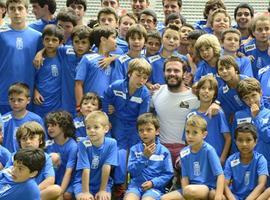 Mata y Cazorla, en el Campus del Oviedo