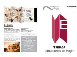 Exposición colectiva \"Estrada: Cuadernos de viaje\" en la Casa Municipal de Cultura de Avilés.