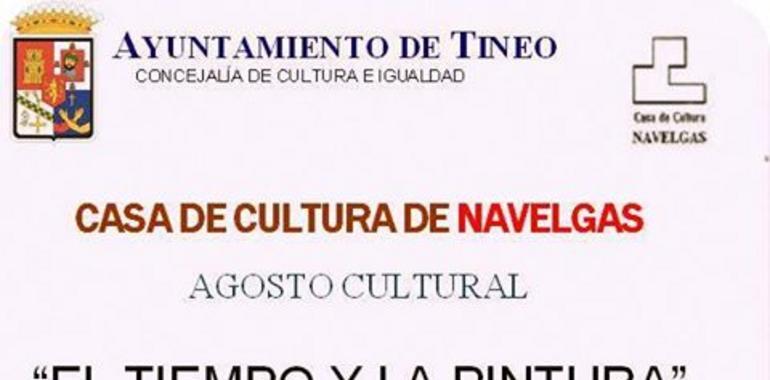 Conferencia en Navelgas sobre "El tiempo y la pintura"