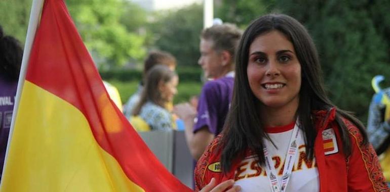 La judoka asturiana Sara Rodríguez ya está en casa con su bronce mundialista