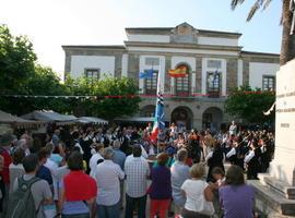 La bandera celta ondea en Tapia