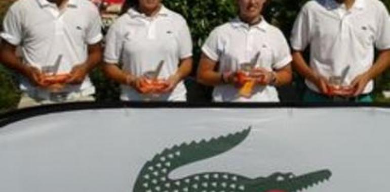 Alejandra Pasarín y Ramón González ganadores del Circuito de Golf Lacoste Promesas 2013 