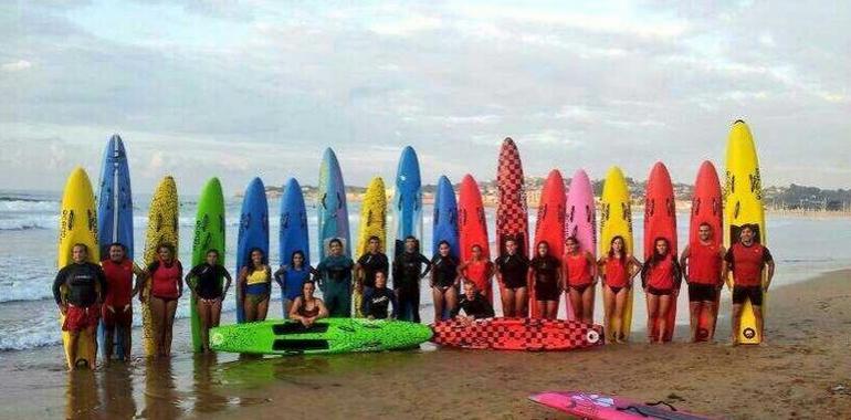 Iván Cazorla y Lucía San Román ganan la I Lifeguard Race de Gijón