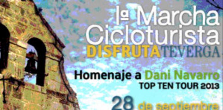 La I Marcha Cicloturista Disfruta Teverga homenajea a Dani Navarro