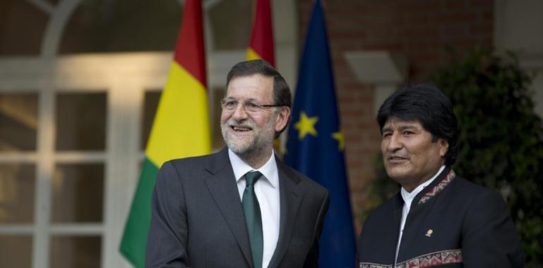 Evo Morales y Rajoy disipan fricciones en su reunión en Moncloa