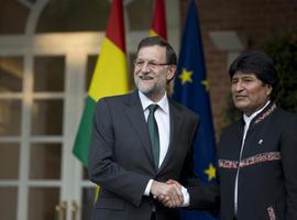 Evo Morales y Rajoy disipan fricciones en su reunión en Moncloa