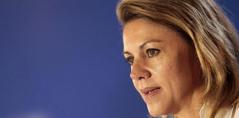 De Cospedal: "España necesita un partido como el PP, que le dé fuerza y siempre le defienda"