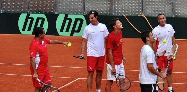 Pablo Carreño sparring de Nadal 