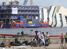 Comienza una operación sin precedentes para enderezar el Costa Concordia