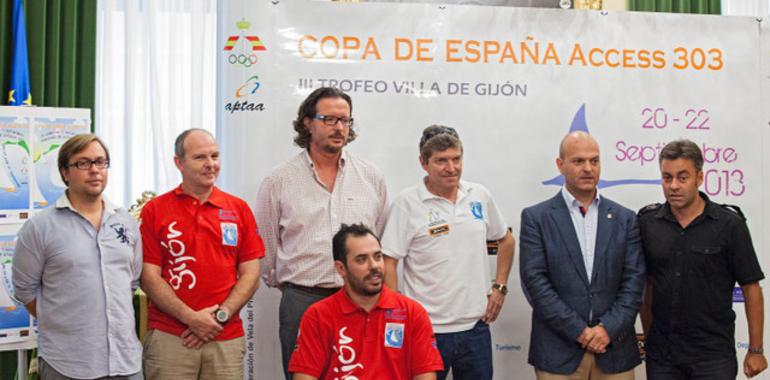 La bahía de Gijón espera la Copa de España Clase Access 303 de Vela Adaptada 