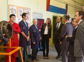 Doña Letizia preside la inauguración nacional del curso de FP en Cantabria 