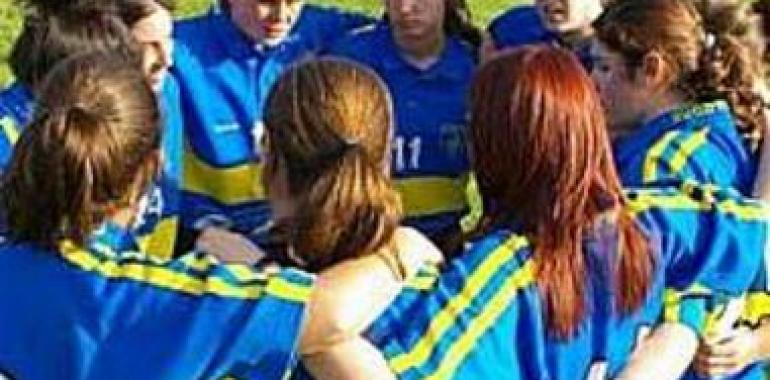 La selección asturiana de rugby a siete femenina, al Campeonato de España