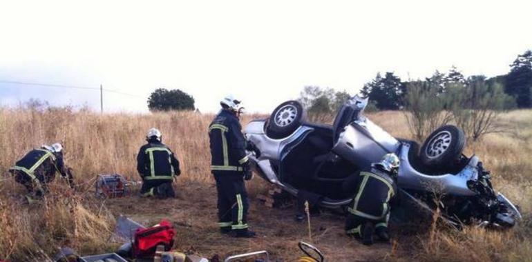 Mujer herida en accidente de tráfico en Majadahonda