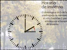 El domingo se retrasan los relojes una hora para el ciclo de invierno