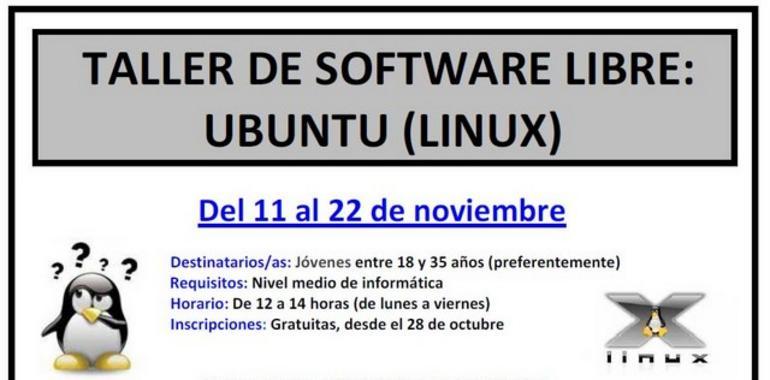 Talleres en Oviedo para formar bloggers y sobre manejo de software libre Ubuntu (linux)