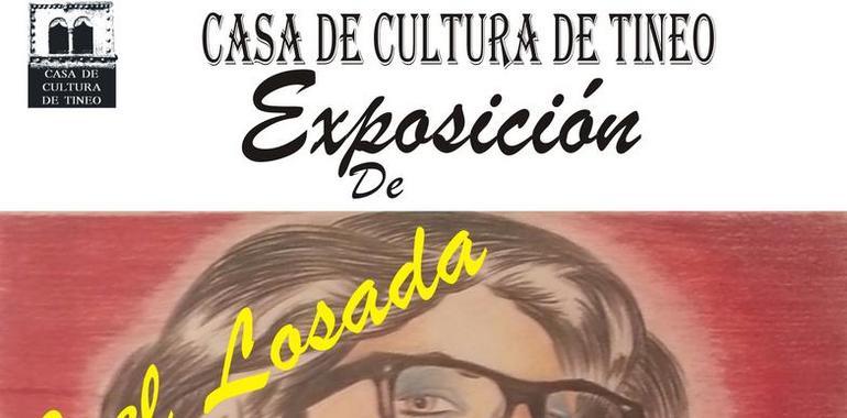 Exposición de dibujos en la Casa de Cultura de Tineo.