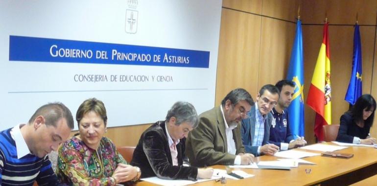 Renovados los contratos programa para la mejora del éxito escolar con nueve centros asturianos