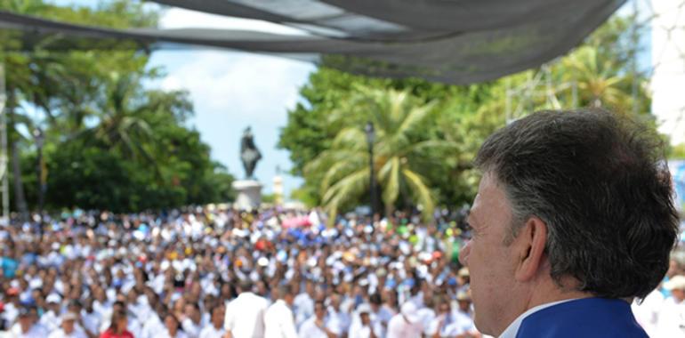 Santos pide a todos los colombianos apoyo al proceso de paz