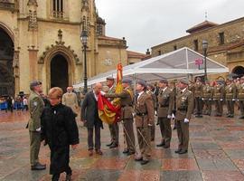 Jura de Bandera bajo la Catedral