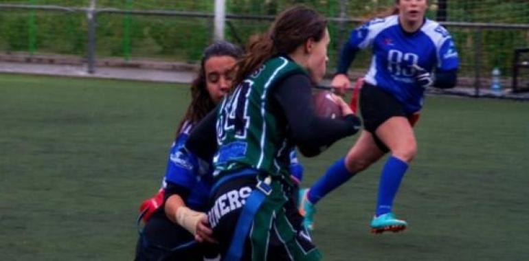 El equipo femenino de los Mariners, subcampeón en el Open Madrid Capitals de flag football