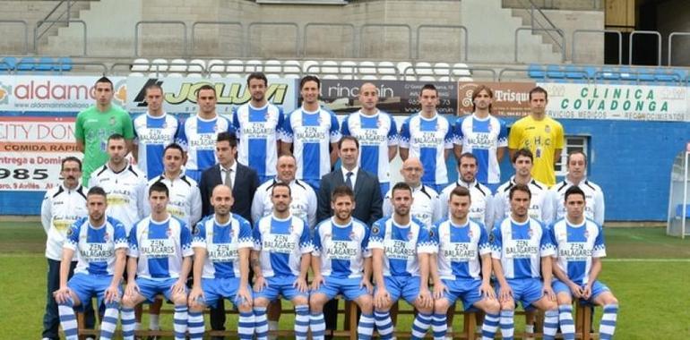 El Real Avilés realiza la foto oficial de la temporada