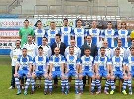 El Real Avilés realiza la foto oficial de la temporada