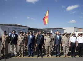 El presidente Rajoy visita el Destacamento Orión en Yibuti