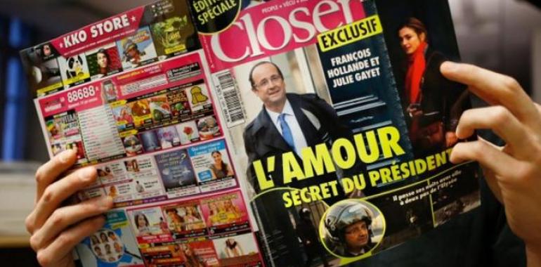 El 77% de los franceses cuida que’l romance d’Hollande ye un asuntu personal