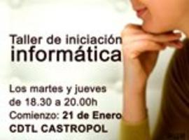 Taller de iniciación informática para mujeres en Castropol