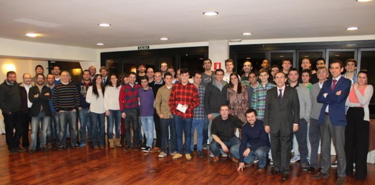 La familia del Oviedo Baloncesto, en De Labra