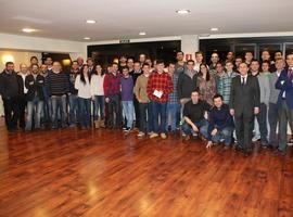 La familia del Oviedo Baloncesto, en De Labra