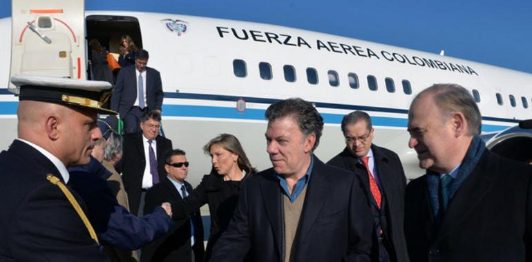 El presidente de Colombia inicia su agenda oficial en España