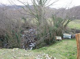 CE Pide la retirada de residuos en un vertedero ilegal en Cangas de Onís