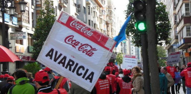 Coca-Cola: Miles de trabajadores marcharán mañana en Madrid contra cierres y despidos