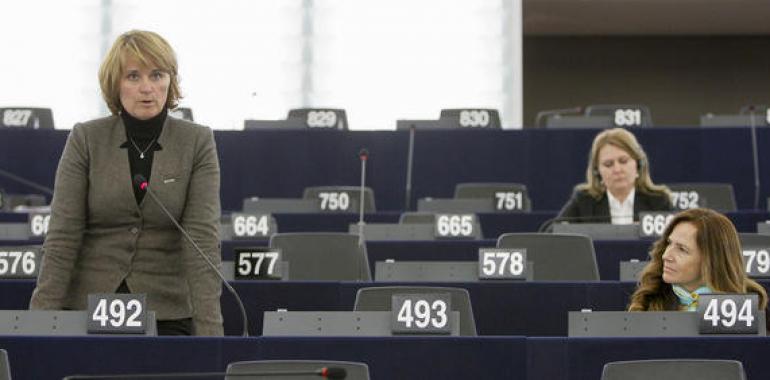 Rosa Estarás pide en el europarlamento solidaridad con las comunidades cantábricas