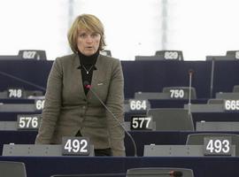 Rosa Estarás pide en el europarlamento solidaridad con las comunidades cantábricas